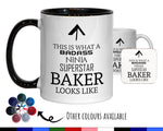 This Is What A Badass Baker Looks Like 11oz Coffee Mug Tea Gift Idea For Baking Bakery Worker Cake Maker Bread Pastry Chef MG0729