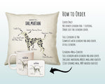 Anatomy of a Dalmatian Funny Gift For Him Or Her Cushion Pillow Bedroom Decor STC0088