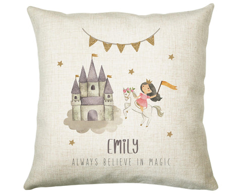 Personalised Fairy Cushion Gift Printed Name Design - Pillow Gift For Girls Boys Nursery Bedroom Decor Birthday Gift CS284