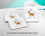 Anatomy of a Collie Funny Gift For Him Or Her Cushion Pillow Bedroom Decor STC0094