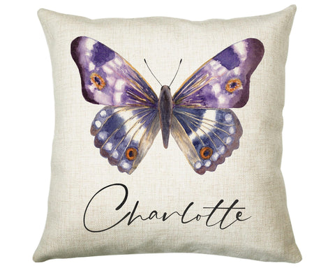 Personalised Butterfly Cushion Magical Gift Printed Name Design - Pillow Gift For Sitting Room Bedroom Decor Birthday Christmas Gift CS486