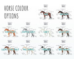 Anatomy of a Horse Pony Funny Gift For Him Or Her Cushion Pillow Bedroom Decor CS456