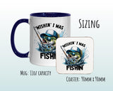 Fishing Gift Mug - Ceramic Coffee Tea Hot Chocolate Mug Fishing Gift for Fishing Lovers - Gift for Boys Secret Santa Fisherman Gift MG0843