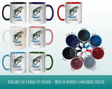 Personalised Fishing Gift Mug - Ceramic Coffee Tea Hot Chocolate Mug Fishing Gift for Fishing Lovers - Secret Santa Gift Idea for Him MG0844