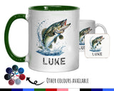 Personalised Fishing Gift Mug - Ceramic Coffee Tea Hot Chocolate Mug Fishing Gift for Fishing Lovers - Secret Santa Gift Idea for Him MG0844