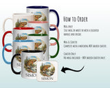Personalised Fishing Gift Mug - Ceramic Coffee Tea Hot Chocolate Mug Fishing Gift for Fishing Lovers - Secret Santa Gift Idea for Him MG0847