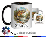 Personalised Fishing Gift Mug - Ceramic Coffee Tea Hot Chocolate Mug Fishing Gift for Fishing Lovers - Secret Santa Gift Idea for Him MG0847