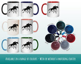 Personalised Horse Jumping Gift Mug - Ceramic Coffee Tea Hot Chocolate Mug Gift for Horse Lovers - Secret Santa Gift for Horse Rider MG0848