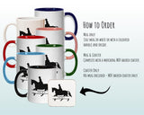 Personalised Horse Dressage Gift Mug - Ceramic Coffee Tea Hot Chocolate Mug Gift for Horse Lovers - Secret Santa Gift for Horse Rider MG0849