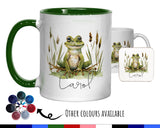 Personalised Frog Gift Mug - Ceramic Coffee Tea Hot Chocolate Mug Gift for Frog Lovers - Secret Santa Gift for Fans of Ponds Wildlife MG0860