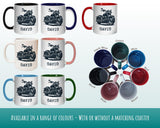 Personalised Motorbike Gift Mug - Ceramic Coffee Tea Hot Chocolate Mug Gift for Motorcycle Lovers - Secret Santa Gift for Bike Rider MG0862