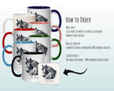 Personalised Horse Gift Mug - Ceramic Coffee Tea Hot Chocolate Mug Gift for Horse Lovers - Secret Santa Gift for Horse Rider Her Girl MG0876