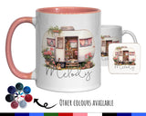Personalised Camping Gift Mug - Ceramic Coffee Tea Hot Chocolate Mug Gift for Campervan Lovers - Secret Santa Gift Motorhome Owner MG0881