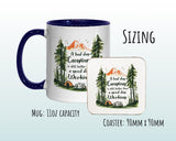 Camping Gift Mug - Ceramic Coffee Tea Hot Chocolate Mug Gift for Bell Tent Camping Lovers - Secret Santa Gift for Camper MG0885