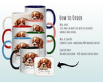 Personalised King Charles Spaniel Gift Mug - Ceramic Coffee Tea Chocolate Mug Coaster Spaniel Design Dog Mum Dad Owner Secret Santa MG0912