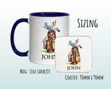 Personalised Golf Gift Mug - Ceramic Coffee Tea Hot Chocolate Mug Golfer Gift for Golfing Lovers - Secret Santa Gift Idea for Him MG0920