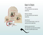 Personalised Christmas Sack - Santa Sack for Kids Presents Xmas Reindeer Tree Design Stocking Christmas Eve Bag Box for Girls & Boys XS015