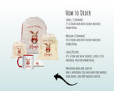 Personalized Christmas Sack – Cute Bunny Design, Xmas Gift Bag XS037