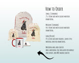 Personalised Kerry Blue Terrier Large Christmas Sack - Red Drawstring Bag for Xmas Presents Christmas Eve Bag Box Decoration for Dogs XS120