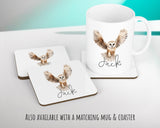 Personalised Owl Cushion Gift Printed Name Design - Cushion Throw Pillow for Him Her - Wild Birds of Prey Lover Gift Idea SMC011