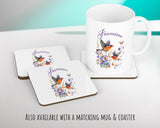 Personalised Robin Gift Cushion Printed Name Design - Cushion Throw Pillow for Him Her - Wild Birds Lover Gift Idea - Little Robin SMC019