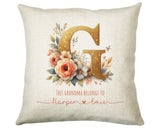 Personalised Grandma Gift Cushion Printed Name Design - Cushion Throw Pillow for Him Her - Nan Nanny Gift Idea from Grandchildren SMC022