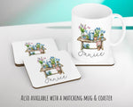 Personalised Gardening Gift Cushion Printed Name Design - Cushion Throw Pillow for Him Her - Retirement Gift Idea for Nan Grandad SMC035