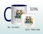 Personalised Otter Valentines Day Gift for Boyfriend Husband - Custom Wedding Anniversary Coffee Mug for Couples - 11oz Ceramic SV0028