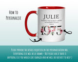 50th Birthday Gift for Women - Wonderful Since 1975 Personalised Coffee Mug Coaster Age 50 Gift for Her - Ladies Floral Design Mum BND50M