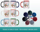 Kawaii Cookies & Ice Cream Valentines Day Gift for Boyfriend Husband - Perfect Match Custom Wedding Anniversary 11oz Coffee Mug Couple SV007