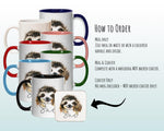 Personalised Sloth Mug Gift - Great Gift for Sloth Lovers - Animal Lovers Mug & Coaster - Sloth Gifts for Her Watercolour Design MGZ079