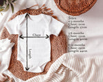 Personalised Baby Gift - Rainbow Name Design - Boho Pastel Colours Babygrow Vest Gift For New Mum Baby Shower Baby Birth Gift GMC002