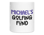Golf Gift Personalised Golfer Money Box Piggy Bank