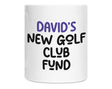 Golf Gift Personalised Golfer Money Box Piggy Bank
