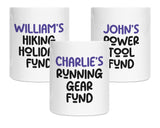 Running Gift Personalised Runners Money Box Piggy Bank