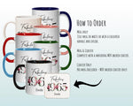 60th Birthday Gift for Women - Fabulous Since 1965 Personalised Coffee Mug Coaster Age 60 Gift for Her - Ladies Floral Design Mum BNC60M