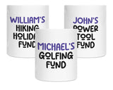 Golf Gift Personalised Golfer Money Box Piggy Bank