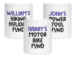 Motorbike Gift Personalised Motorcyclist Money Box Piggy Bank