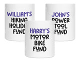 Motorbike Gift Personalised Motorcyclist Money Box Piggy Bank
