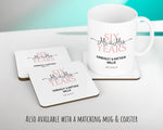 6th Wedding Anniversary Gift for Him for Her - Sixth Cotton Anniversary Gift Cushion Personalised with Names Date Mr and Mrs Married BNJ06C