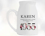 70th Birthday Gift for Women - Wonderful since 1955 Small Personalised Flower Pot Vase 70 Gift for Her Ladies Floral Design Nan Gran BND70