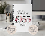 70th Birthday Gift for Women - Personalised Apron Happy Birthday 1955 70 Gift for Her - Ladies Floral Design Daughter Niece Seventy BNC70AP