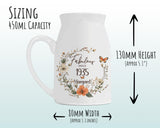 90th Birthday Gift for Women - Fabulous Since 1935 Small Personalised Flower Pot Vase 90 Gift for Her Ladies Floral Design Nan Gran BNL90