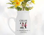 21st Birthday Gift for Her - 21 and Fabulous Small Personalised Flower Pot Vase 2004 Gift for Women Floral Design Daughter Sister BNK21