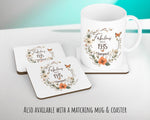90th Birthday Gift for Women - Personalised 1935 Birthday Cushion Age 90 Gift for Her - Ladies Floral Age Design Mum Nan Gran Ninety BNL90C
