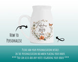 16th Birthday Gift for Her - Fabulous Since 2009 Small Personalised Flower Pot Vase 16 Gift for Women Floral Design Daughter Sister BNL16