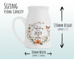 16th Birthday Gift for Her - Fabulous Since 2009 Small Personalised Flower Pot Vase 16 Gift for Women Floral Design Daughter Sister BNL16