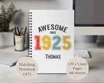 Personalised Apron for Mens 100th Birthday Gift for Him - Awesome Since 1945 100 Man Gift Retro Year Design Dad Grandad Hundred BNG100