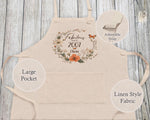16th Birthday Gift for Her - Personalised Apron Fabulous Since 2009 Gift for Women Ladies Floral Butterfly Design Daughter Sixteen BNL16