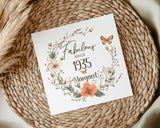 90th Birthday Card for Her - Fabulous Since 1935 Personalised With Name Age 90 Greetings Card for Women Ladies Daughter Mum Nan Wife BNL90